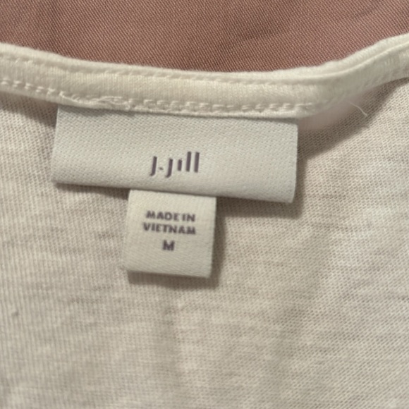 J.Jill white tank top size medium - Picture 5 of 7